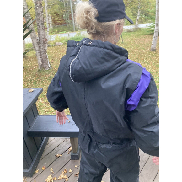 Vintage 70’s 80’s Snowmobile/Snow Suit Size M Skiing One-Piece Nikaldi Canada - Picture 7 of 16